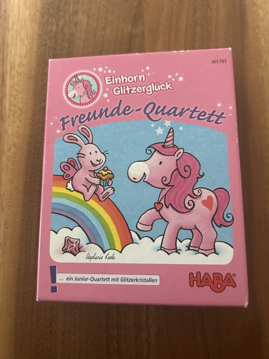 Haba Spiele: Quartett EINHORN GLITZERGLÜCK – Gebraucht aus Luzern von HuberRenat
