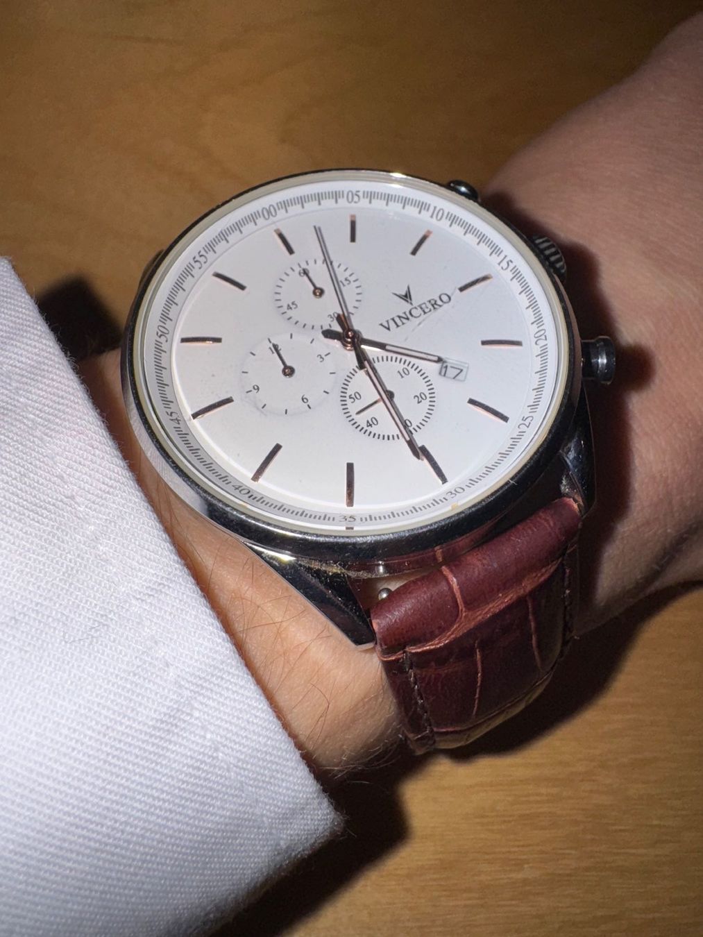 Orologi: Vincero Chrono S Silver/Rose Gold – Usato da Hirschthal venduto da severin776