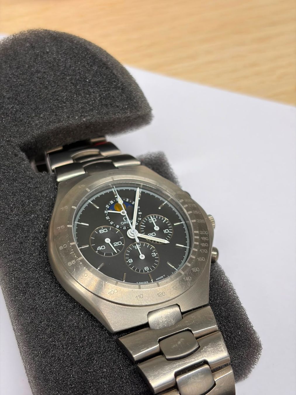 Omega Orologi: Omega Speedmaster Cal. 866 Ref. TI 345.0810 - Ab Revision – Usato da Herisau venduto da joe_5hh6 2