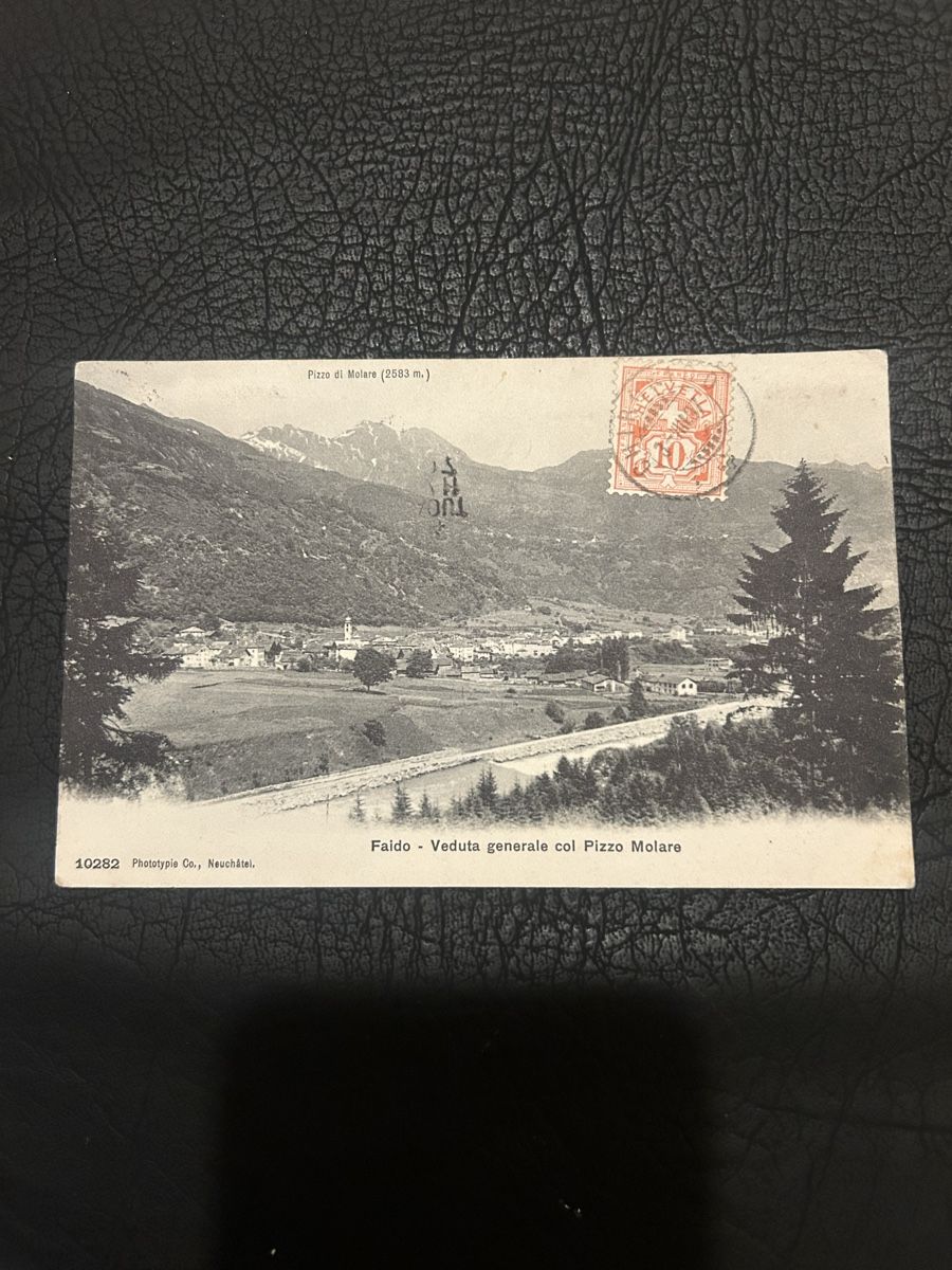 Ansichtskarten: Faido 1907 – Gebraucht aus Breganzona von Milesbo