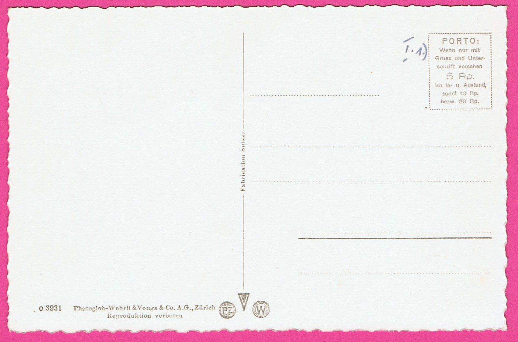 Cartoline postali: Glarus mit Vorderglärnisch 2337m – Usato da Einsiedeln venduto da dillie 1