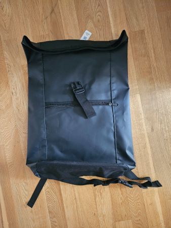 Rucksack schwarz Klettverschluss neu mit Etikett