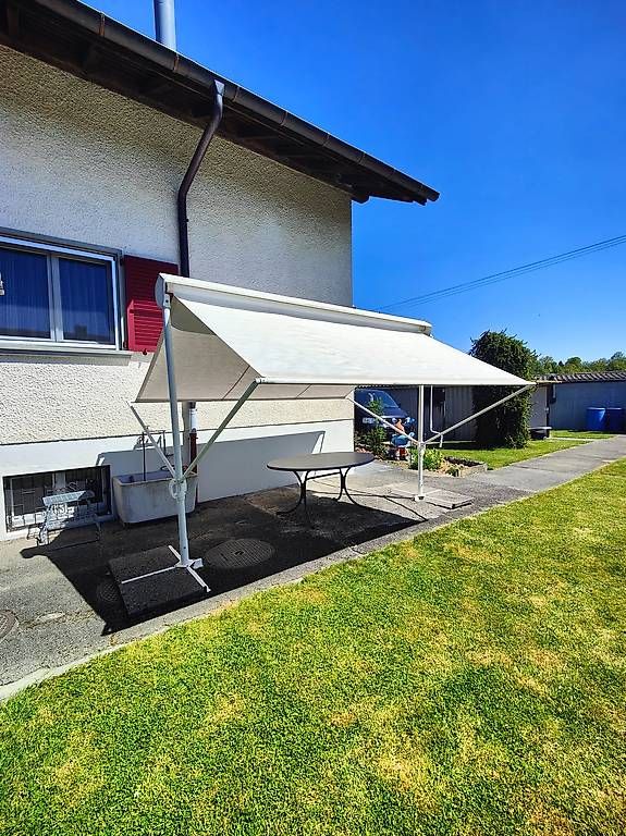 Sonnenmarkise freistehend/ Sonnensegel mit Standfssen (Gebraucht) in  Recherswil fr CHF 760  nur Abholung auf Ricardo kaufen
