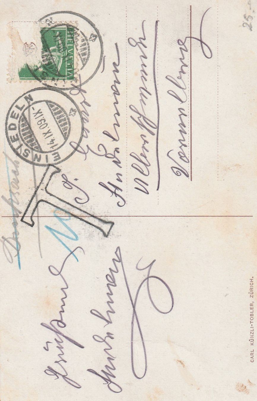 Cartes postales: Kt.Schwyz-Einsiedeln- 1909 – D'occasion à uttwil par Koehlerfred 1