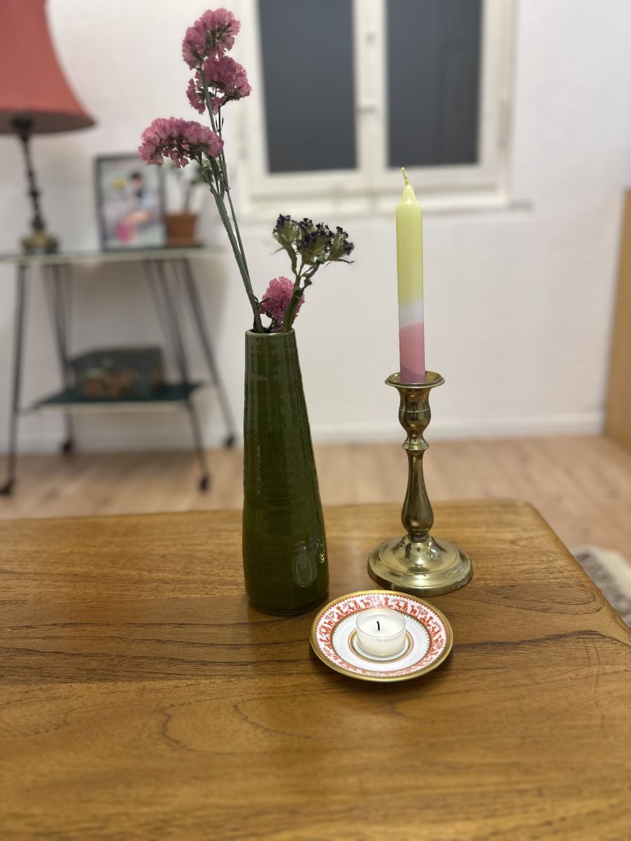 Vasi & Recipienti: Grüne Vase, vintage, 70er – Usato da Zürich venduto da Misus.Flohmi 1