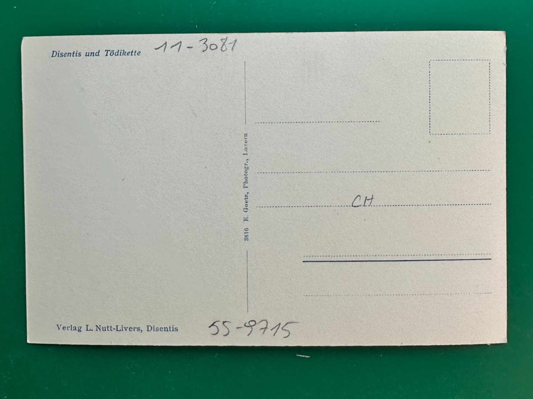 Cartoline postali: Disentis und Tödi-Kette – Usato da Steg VS venduto da _vinci_ 1