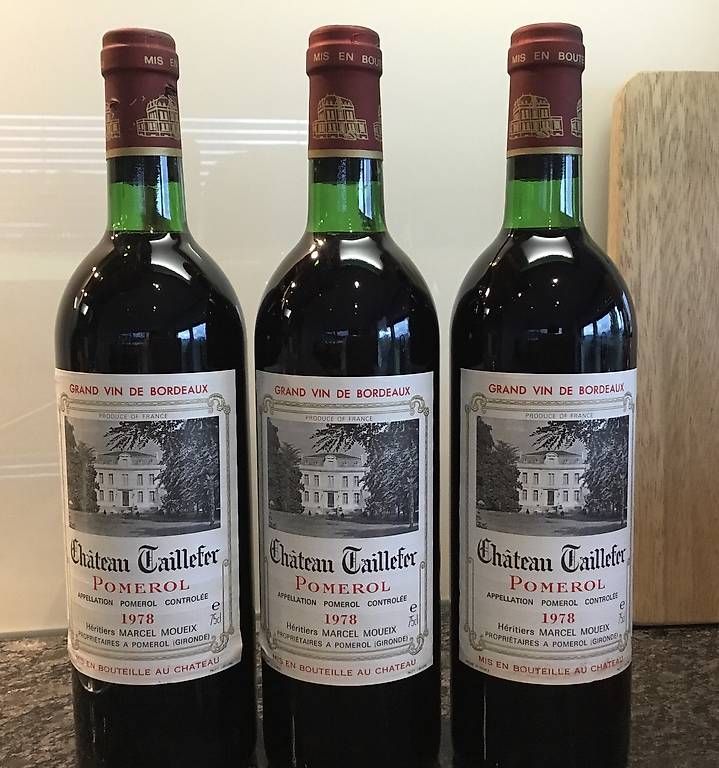 Wein: Château Taillefer 1978 - Pomerol – Gebraucht aus Avry-devant-Pont von Waldi12