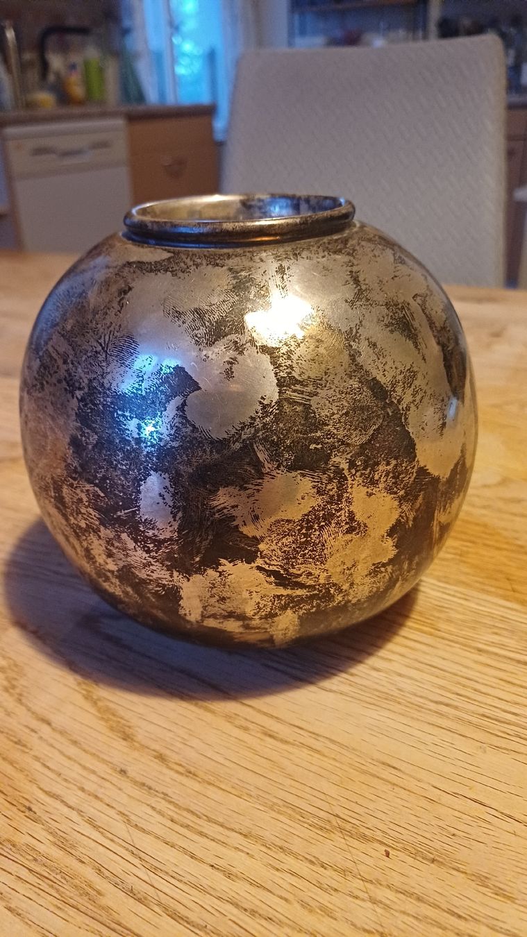 Vasen & Gefässe: Schöne Hoff Vase versilbert  – Gebraucht aus Flawil von Naphtali 8