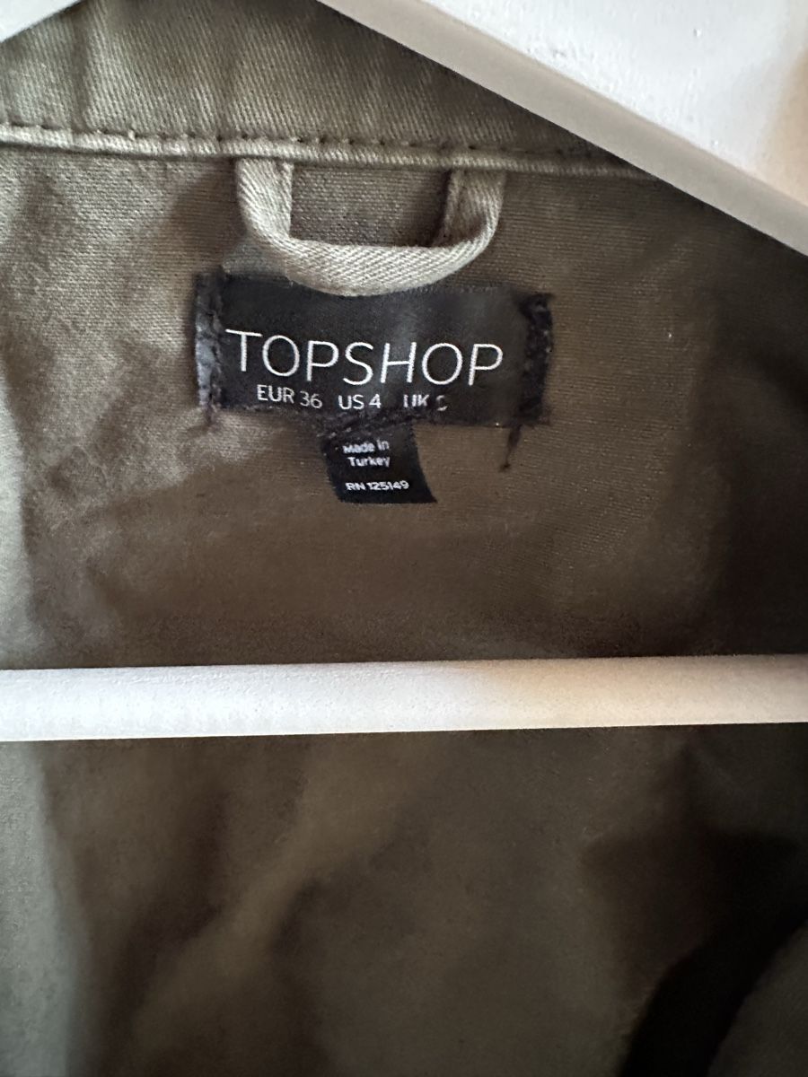 Topshop Giacche: Übergangsjacke Gr. 36 Topshop 100% Baumwolle – Usato da Münsingen venduto da Secondhand89 1