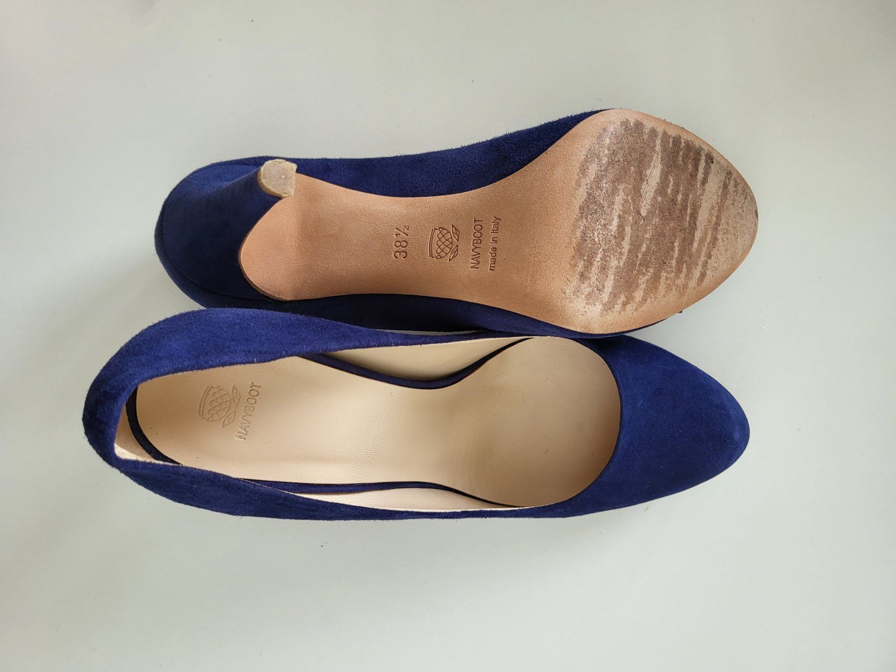 Navyboot Scarpe da donna: Navyboot Wildlederpumps, Gr. 38,5 - dunkelblau, elegant – Usato da Baar venduto da clar6 5