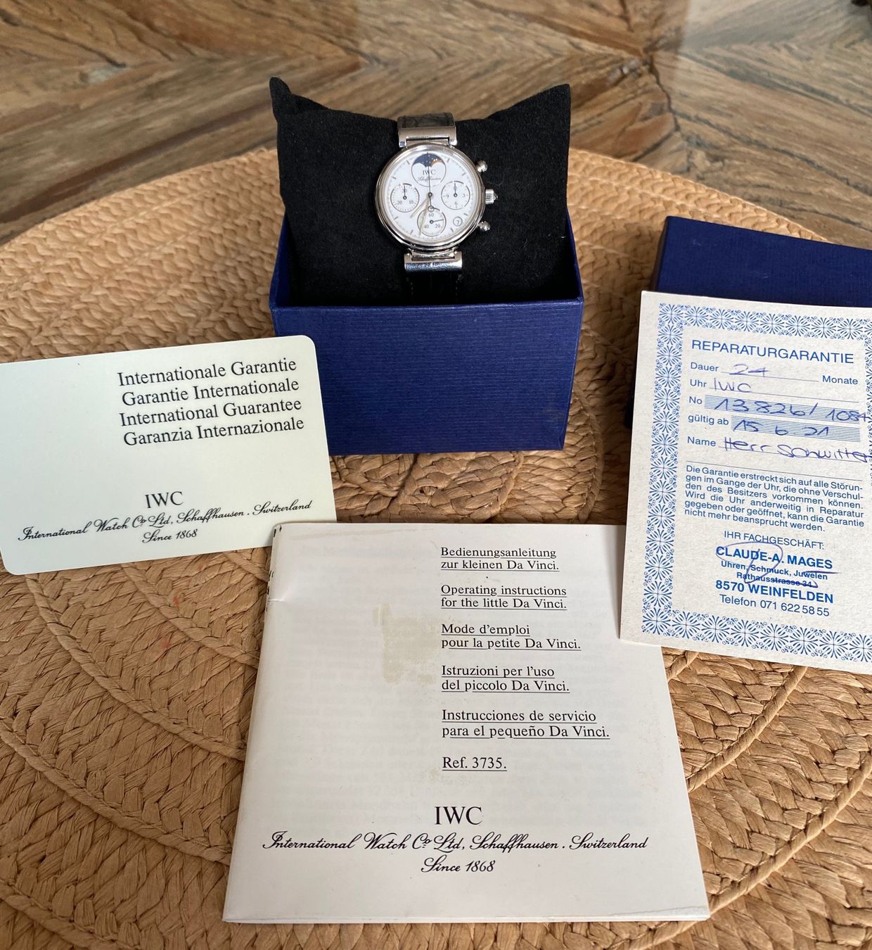 IWC Orologi: IWC Lady Da Vinci Chronograph – Usato da Dübendorf venduto da breitling14 1