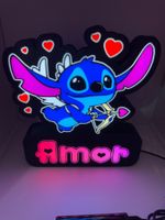 Lightbox lampe led STITCH RGB