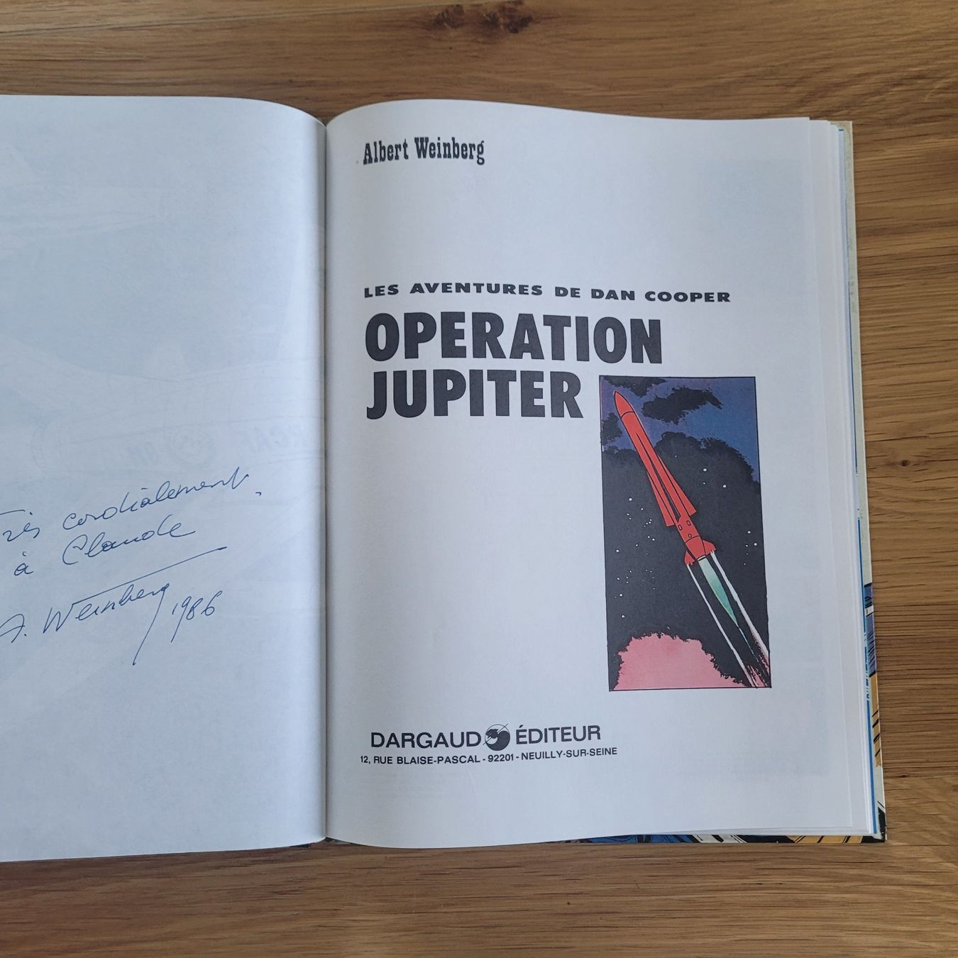 BD: BD Cotée Dan Cooper 23. Opération Jupiter – D'occasion à Biel/Bienne par Destockweb 1