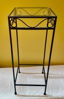 Beistelltisch, Metall/Glas, Vintage Look, Top Zustand!