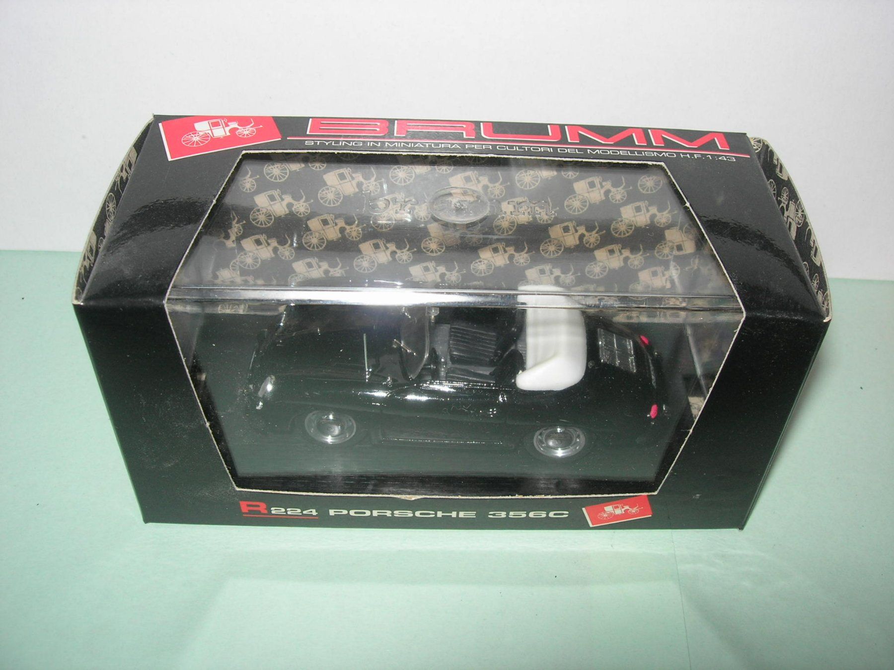 Porsche Modellini d'auto: Porsche 356C Spyder 1963-65  * Brumm 1:43 – Nuovo e nell'imballaggio originale da Hornussen venduto da Amw 5