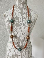 Wunderschöne Edelstein- Perlenkette