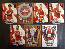 PANINI - Adrenalyn XL Qatar 22 / 7x Dänemark Set ⚽️ / 1Fr.!
