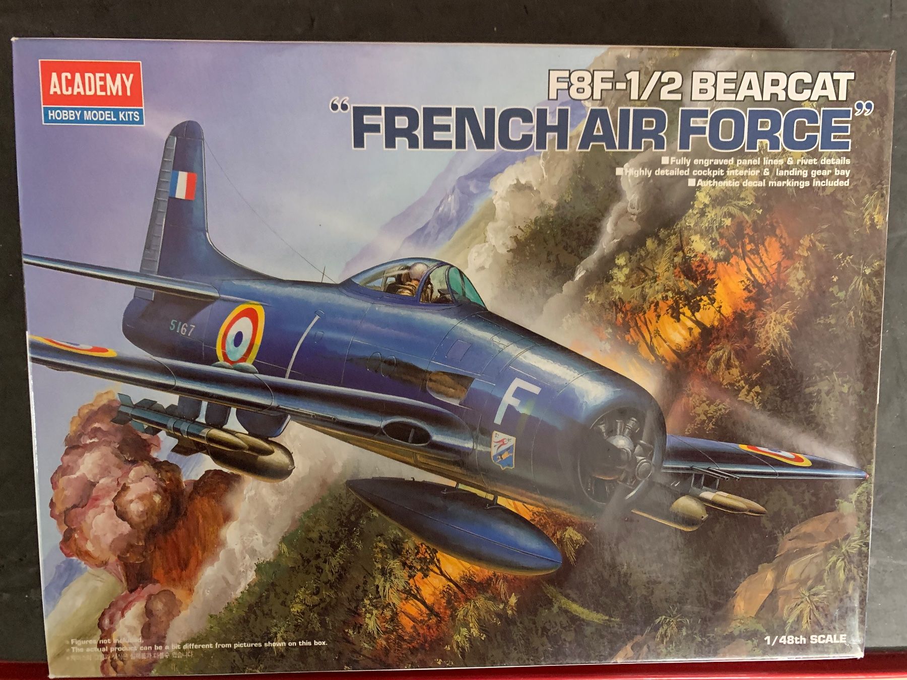 Kit di costruzioni: French Air Force Bausatz 1:48 – Nuovo e nell'imballaggio originale da Waltenschwil venduto da pipapo71