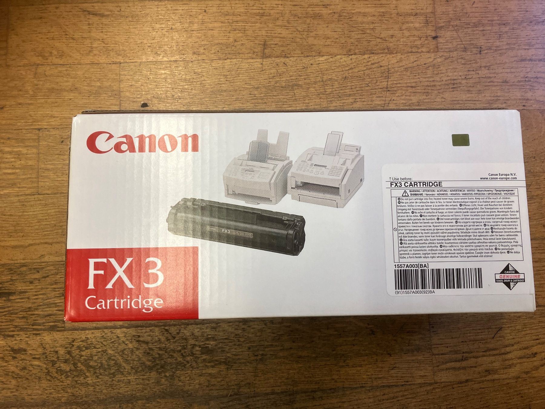 Canon Cartucce per stampanti & toner: Tonerkartusche Canon FX3 – Nuovo e nell'imballaggio originale da Lyssach venduto da Markus62Schneider