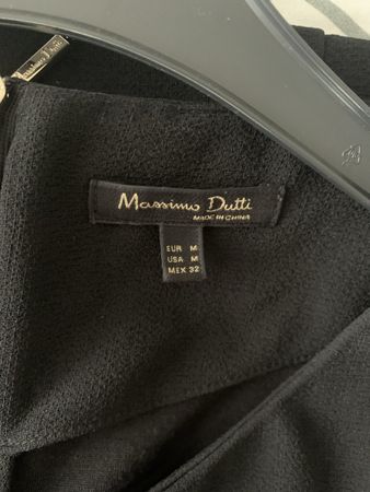 Massimo Dutti Kleid, Grösse M, schwarz, Herbst/Winter