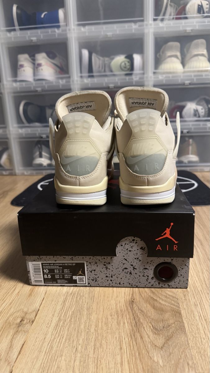 Off-White Herrenschuhe: Jordan 4 x Off-White Sail Grösse 42 – Gebraucht aus Niederurnen von Ducs10 1
