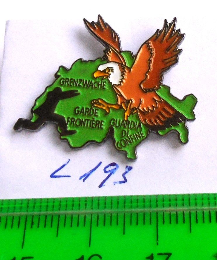 Plaketten & Abzeichen: 1 Grenzwache Pin (L193) – Gebraucht aus Winterthur von Beli2000