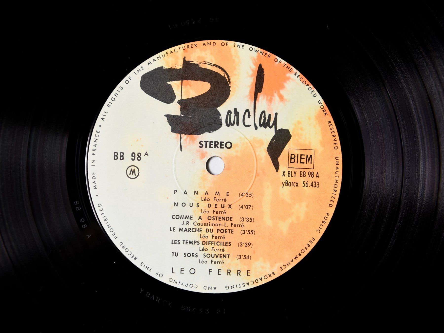 Dischi in vinile: Léo Ferré chante en multiphonie stéréo – Usato da Belmont-sur-Yverdon venduto da ag97 2