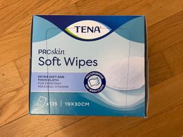 4x TENA Proskin Soft Wipes, 135 Stk, Extra Weich