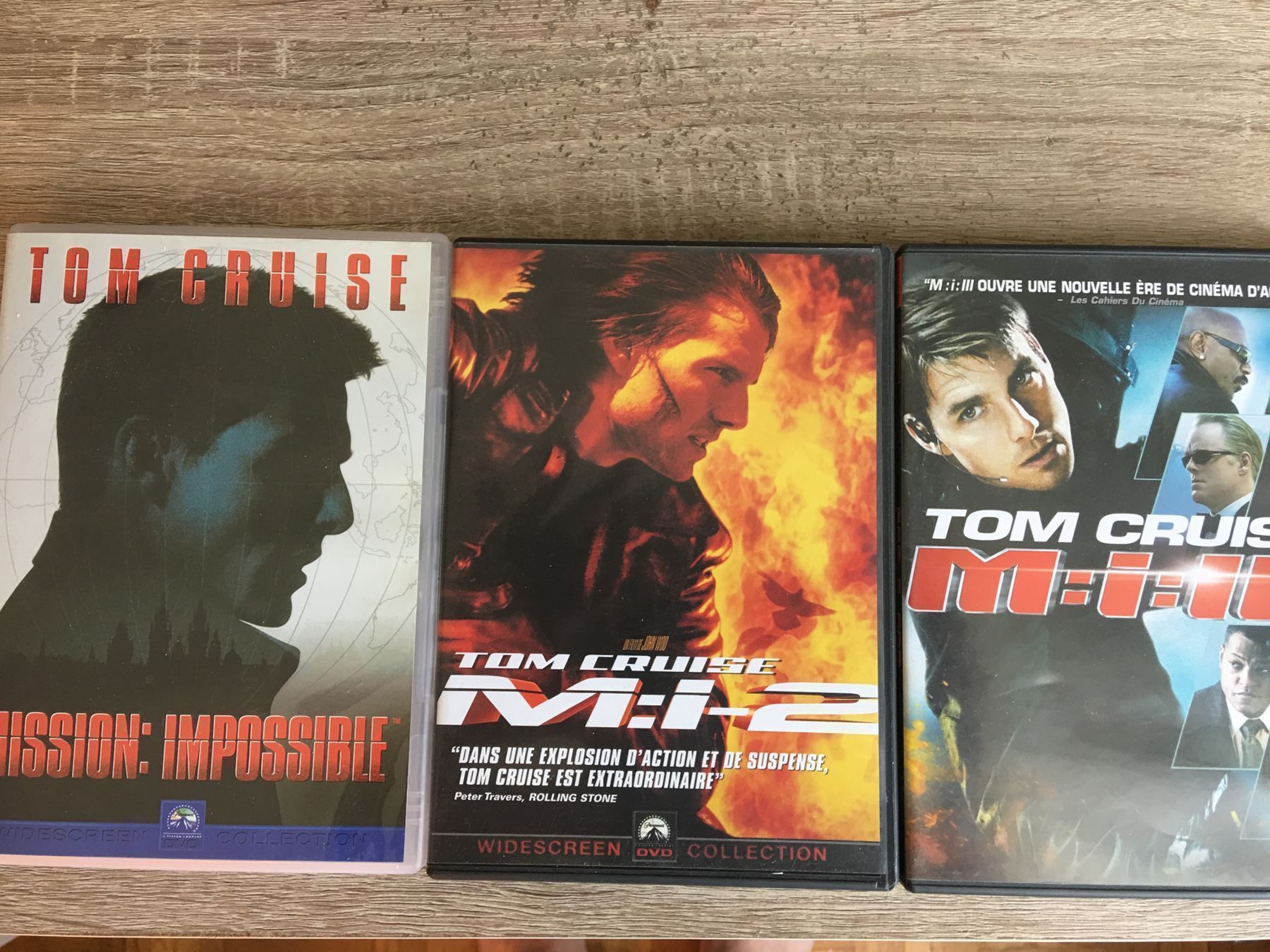 Tutti i DVDs: Mission impossible 1-2-3 – Usato da Clarens venduto da Surcouf91