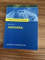Königs Erläuterungen Max Frisch Andorra Band 145, gebraucht 
