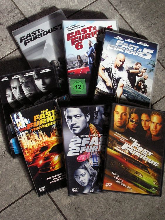 Fast Amp Furious 1 7 Boxset Dvd Zavvi