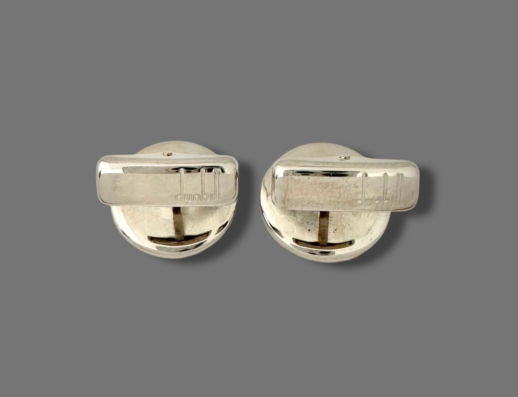 Dunhill Gemelli: Dunhill Sterling Silber - Vintage Cufflinks – Usato da Zuzwil SG venduto da artimmo 1
