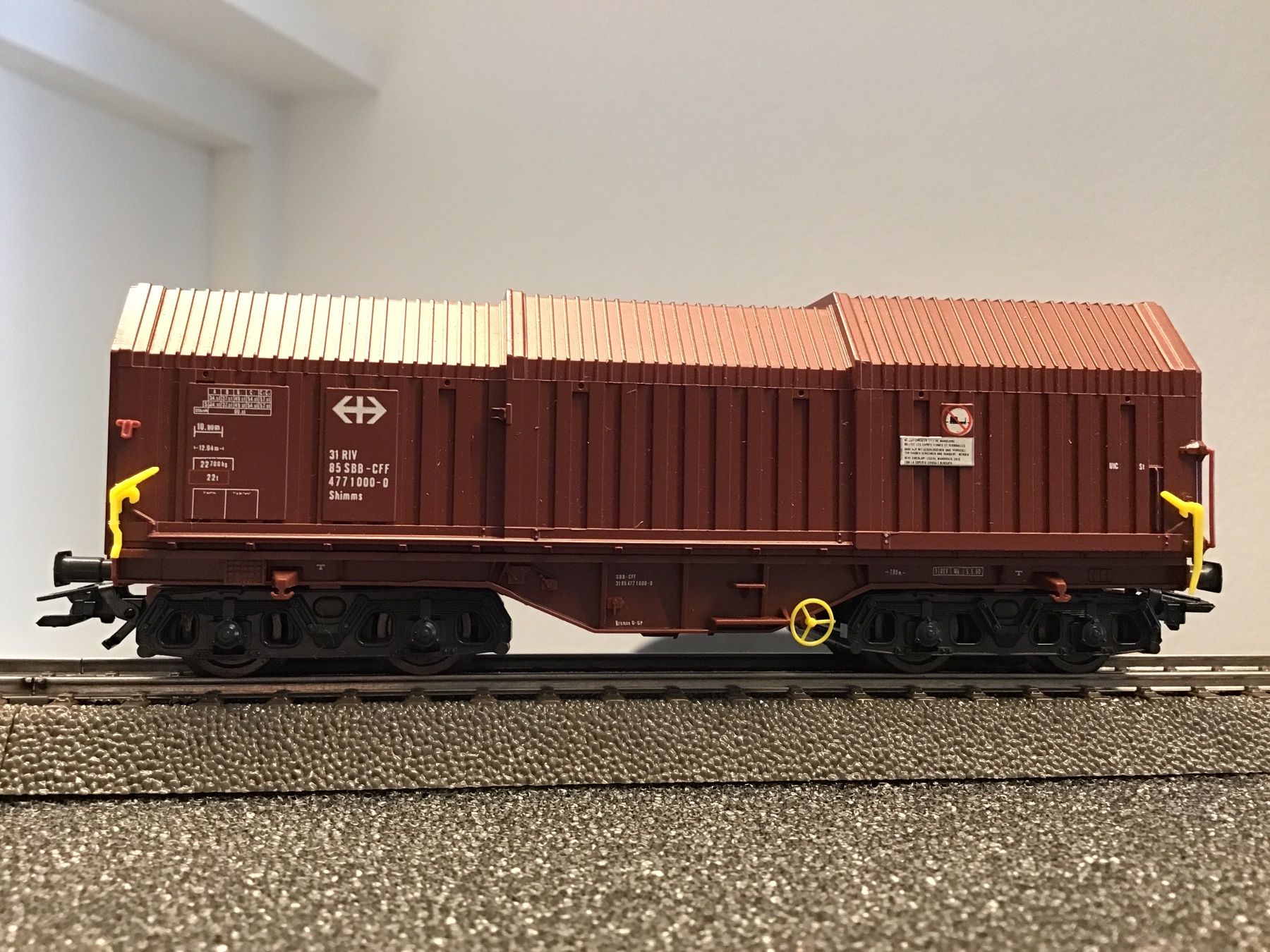 Roco Modellini di ferrovie: Roco H0 Güterwagen SBB CFF gebraucht mit OVP – Usato da Männedorf venduto da Modelle-aller-Art 1