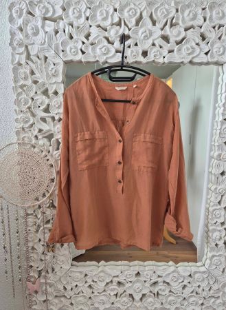 SEIDE/COTTON, DESIGNERBLUSE Gr.38 passt zu NILE
