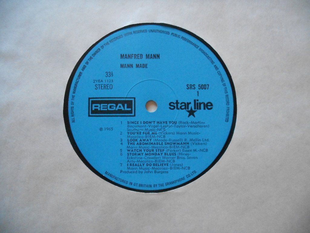 Dischi in vinile: MANFRED MANN  -  MANN MADE – Usato da Bex venduto da Giorgiob 3