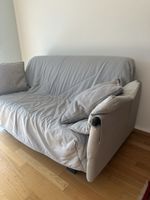 Designer-Schlafsofa / Schlafcouch in Hellgrau