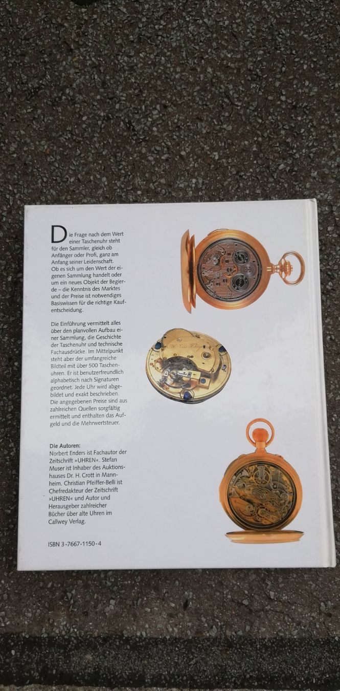 Libri: Der Callway-Preisführer Taschenuhren – Usato da Thun venduto da Matthias72 1