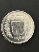 5.- Silber CH Jahr 1954