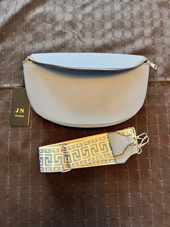NEU: Hand, Tasche, Gianni Umhängetasche Handtasche hellblau