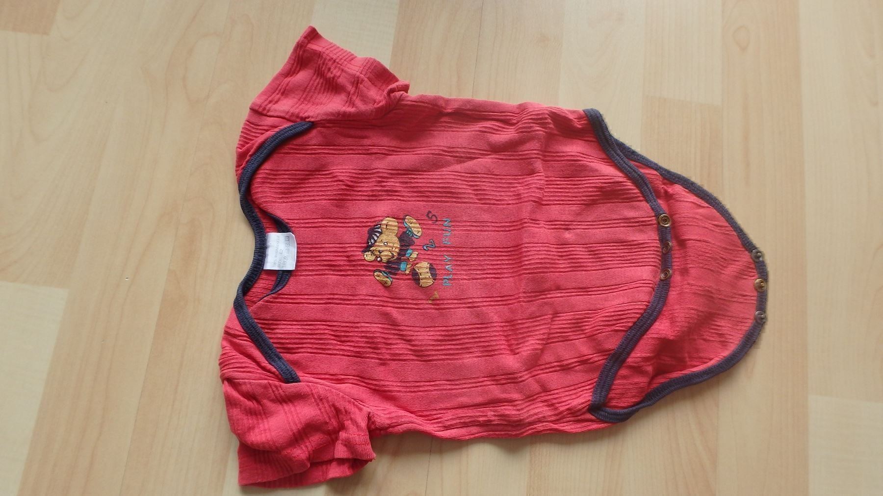 Biancheria intima: rotes Kurzarmbody Gr 62 – Usato da Riehen venduto da India13