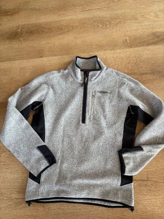 Sportpullover, grau, Gr. L, neuwertig