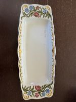 Hübsche Vintage Porzellanablage mit Blumenmuster