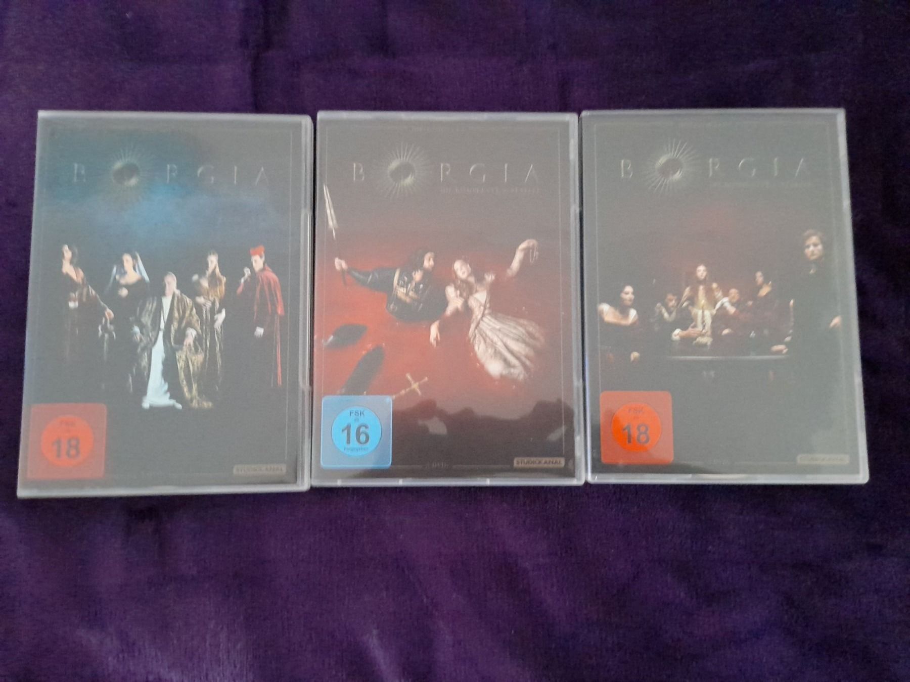 Tutti i DVDs: BORGIA GESAMT-EDITION 1-3 – Usato da Aesch BL venduto da Burschi59 1