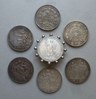 Lot ++ 7 Schweizer Schützentaler ab Jahrgang 1863