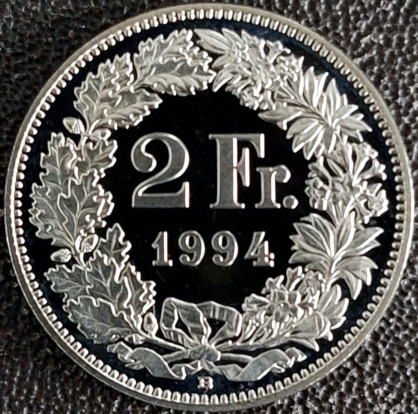 Tutti le monete: 2 Franken 1994 stgl. / aus Münzsatz – Nuovo (secondo la descrizione) da Arch venduto da coinsandmore