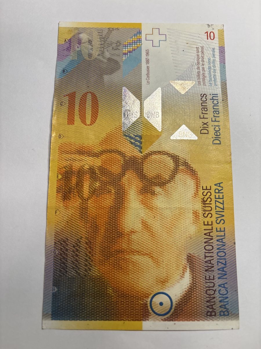 Banconote: 10 Franken 1995 Banknote Schweiz XF – Nuovo (secondo la descrizione) da Möhlin venduto da Don_Papa