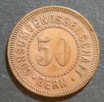 Jeton 50 Rappen * Consum Genossenschaft Bern * Konsum