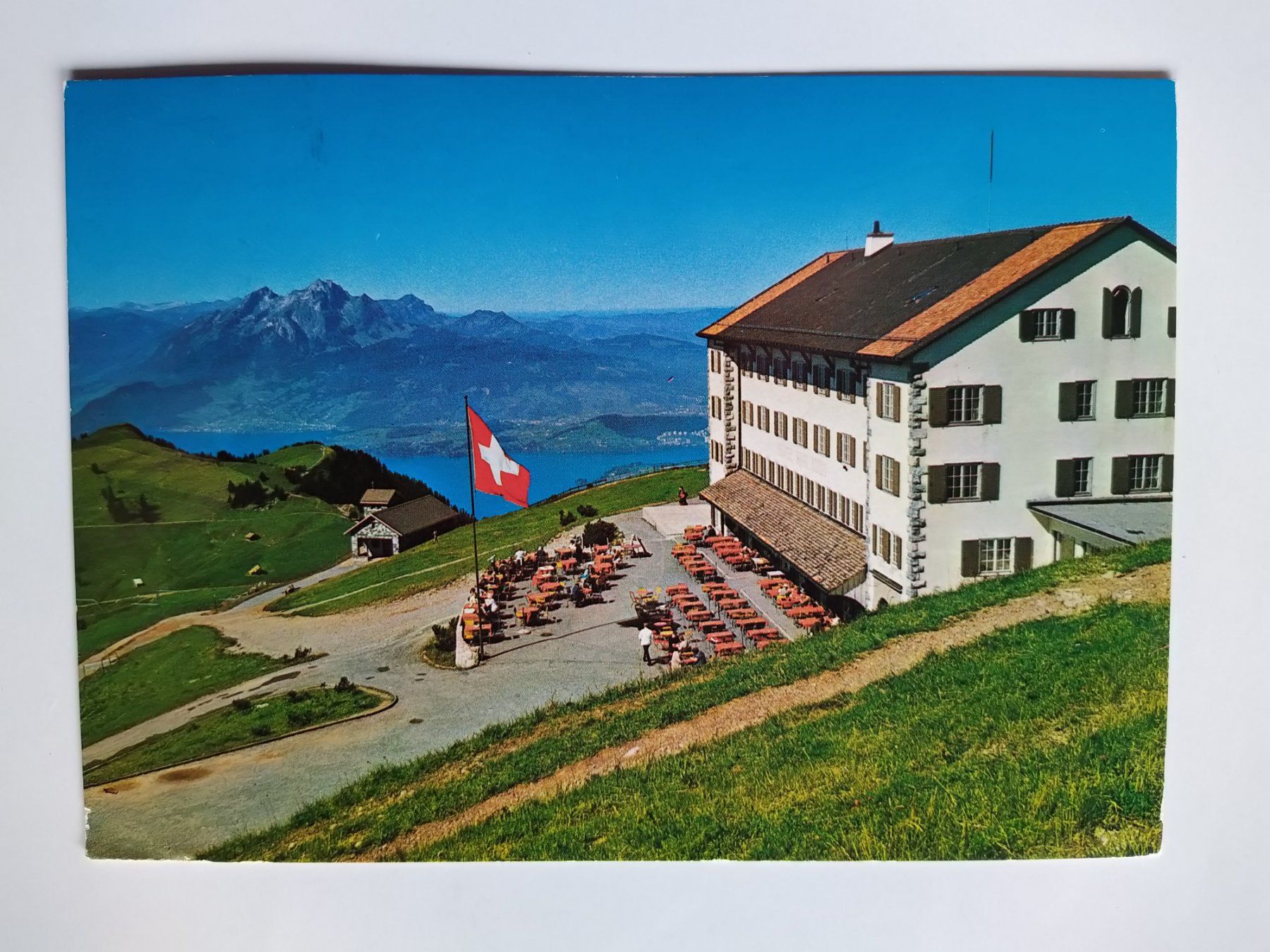 Cartoline postali: Hotel Rigi-Kulm, dat. 1988 – Usato da Ohmstal venduto da Lebensfreude05