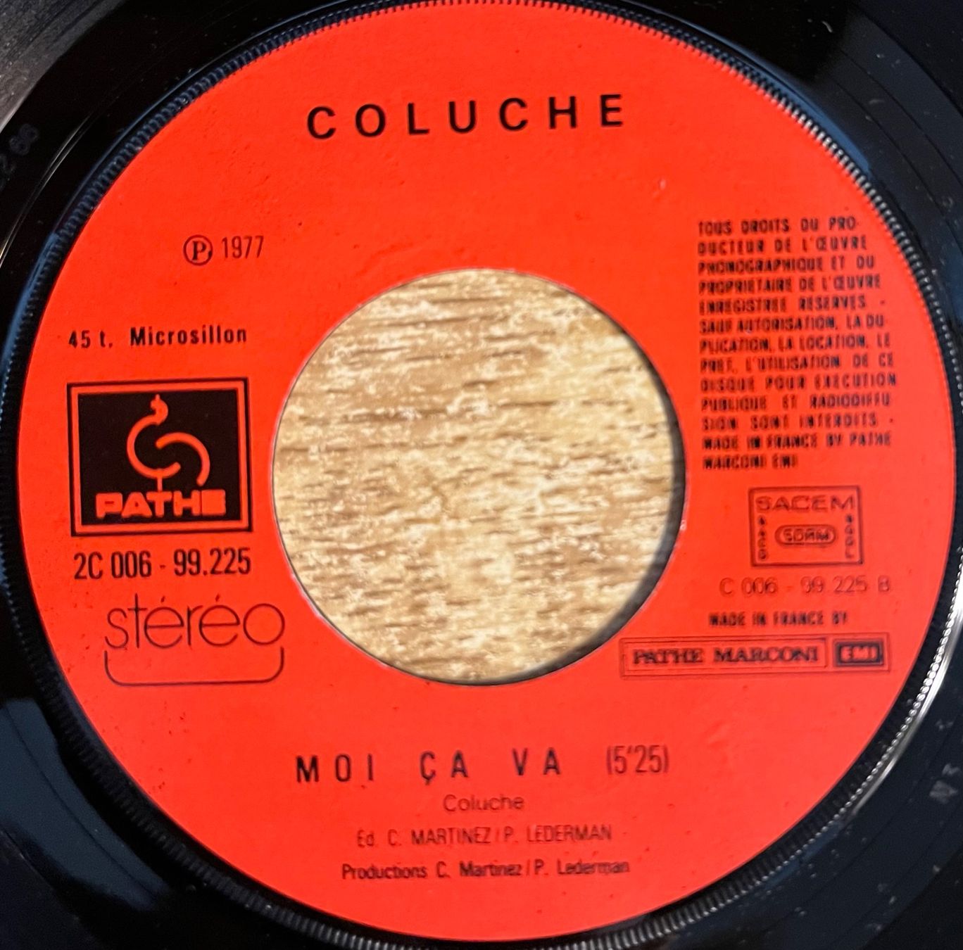 Dischi in vinile: COLUCHE - MON PAPA / MOI, CA VA ! – Usato da Bussigny venduto da vinyl-pas-cher 3