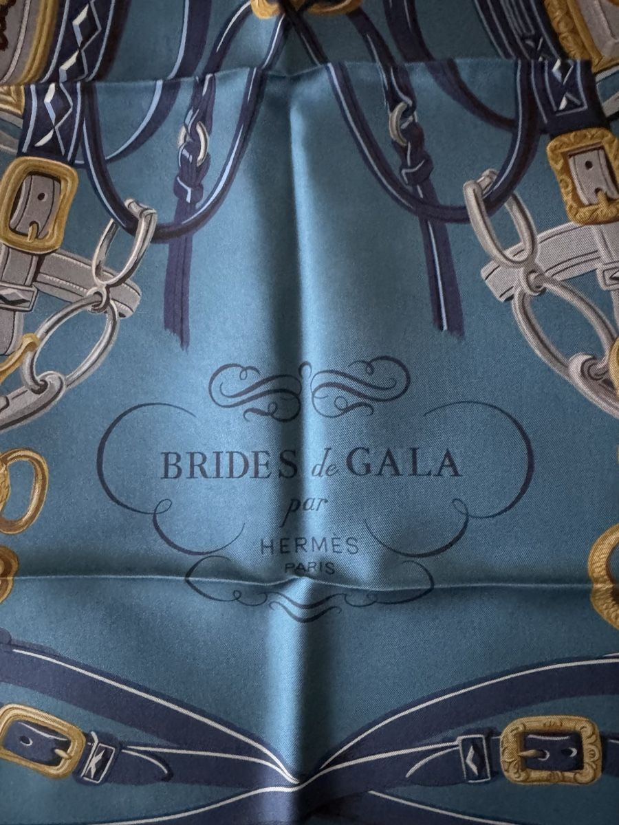 Hermès Foulard & Sciarpe: Hermès double neuf 90x90 Brides de Gala – Nuovo e nell'imballaggio originale da Genève venduto da Allisgood 5